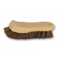 Natural Horse Hair Interior Upholstery Brush - detailingový kartáč z koňských žíní, na kůži, interiér a čalounění