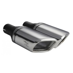 ULTER SPORT univerzální koncovka výfuku obdélníková 105×80 s délkou 200 mm LEVÁ