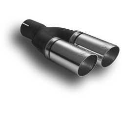 ULTER SPORT univerzální dvoukoncovka výfuku kulatá Ø60 s délkou 220 mm