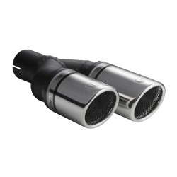 ULTER SPORT univerzální dvoukoncovka výfuku kulatá Ø70 s délkou 200 mm/180 LEVÁ