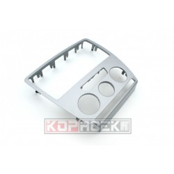 Škoda Octavia II - Rameček sředového panelu Audience/Stream s manual klimou ALU