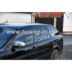 Škoda Octavia II Combi 04-12 - NEREZ (!) chrom spodní lišty oken - OMSA LINE