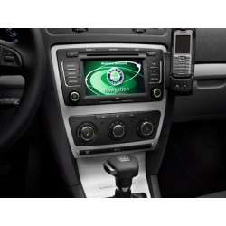 Škoda Octavia II - Rámeček středového panelu BRUSHED