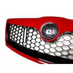 Škoda Octavia II Facelift 09-13 - sportovní maska RS design CORRIDA RED (F3K) vč. znaku NWL
