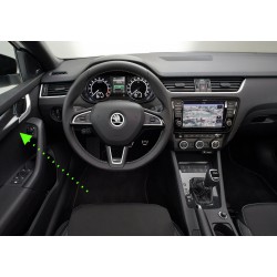 Škoda Octavia III - 4- dílný set lišt do interieru KARBON