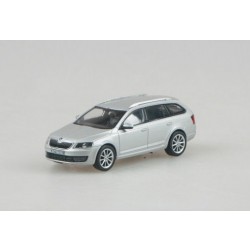 Abrex model 1:72 Škoda Octavia III Combi BRILLIANT SILVER