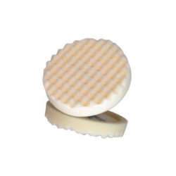 Pěnový lešticí kotouč 3M, vroubkovaný, bílý, 203 mm