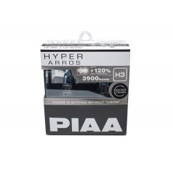 Autožárovky PIAA Hyper Arros 3900K H3 - o 120 procent vyšší svítivost, zvýšený jas