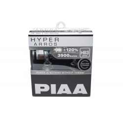 Autožárovky PIAA Hyper Arros 3900K HB3 - o 120 procent vyšší svítivost, zvýšený jas