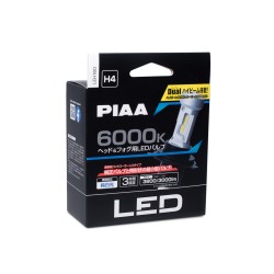 PIAA Gen4 LED náhrady autožárovek H4 s teplotou světla 6000K
