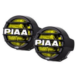 PIAA LP530 Ion Yellow žluté přídavné dálkové kulaté LED světlomety o průměru 89mm / 3,5
