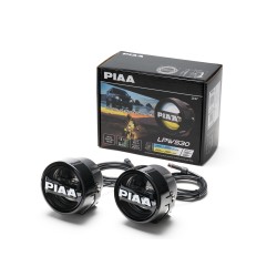 PIAA LPW530 přídavné bílé/žluté (přepínatelné) dálkové kulaté LED světlomety o průměru 89 mm / 3,5