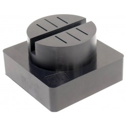 QuickJack Pinch-Weld Puck je pryžový podstavec chránící hydraulický zvedák a sváry automobilu před poškozením