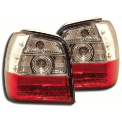 VW Polo 6N 95-98 Zadní LED světla Red / Crystal