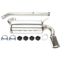 TA Technix sportovní nerezový catback výfuk - Mazda MX 5 NA 1.6 + 1.8 1x 100 mm rovná nerezová koncovka s pertlem
