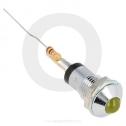 QSP - LED kontrolka 6 - 12V LED žlutá