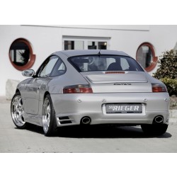 Rieger Tuning spoiler pod originální zadní nárazník pro Porsche 911 Typ 996 Coupé/Cabrio, r.v. od 09