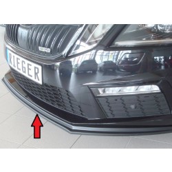 Rieger Tuning lipa pod originální přední nárazník pro Škoda Octavia III RS (5E) Sedan/Kombi, facelif