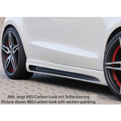 Rieger Tuning boční práh pro Audi A1 (8X) 3/5-dvéř. (Sportback), r.v. od 08/10-, Provedení Levý, Pov