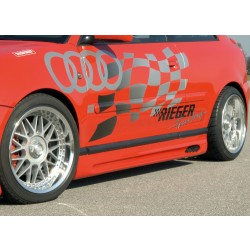 Rieger tuning boční práh s prolisem a výřezem pro Audi A3 (8L) 3/5-dvéř., Provedení Levý, Povrchová