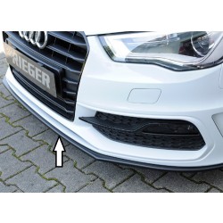 Rieger Tuning lipa pod originální přední nárazník S-Line pro Audi A3/S3 (8V) 3-dvéř. Hatchback (8V1)