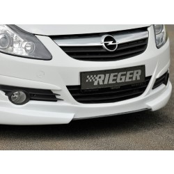 Rieger tuning spoiler pod originální přední nárazník pro Opel Corsa D 3/5-dvéř. před faceliftem, r.v