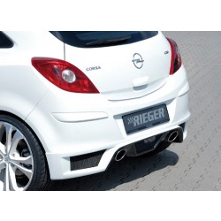 Rieger tuning spoiler pod originální zadní nárazník pro Opel Corsa D 3/5-dvéř. r.v. od 07/06-, Prove