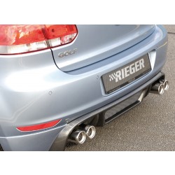 Rieger Tuning spoiler pod originální zadní nárazník pro Volkswagen Golf VI 3/5-dvéř. r.v. od 10/08-,