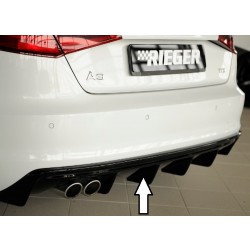 Rieger tuning vložka zadního nárazníku pro Audi A3 (8V) 3-dvéř. Hatchback (8V1)/ 5-dvéř. Sportback (
