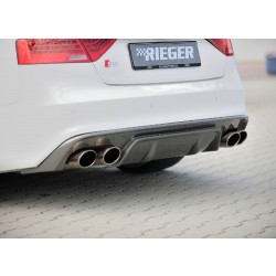 Rieger tuning vložka zadního nárazníku pro Audi A5/S5 (B8/B81) Cabrio/Coupé, facelift, r.v. od 10/11