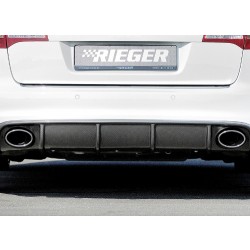 Rieger Tuning vložka zadního nárazníku pro Audi A6 (4F) Avant/Sedan, facelift, r.v. od 10/08-08/11,