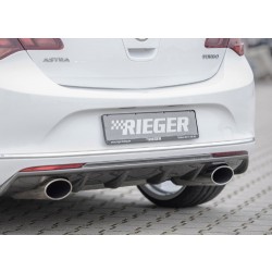 Rieger Tuning vložka zadního nárazníku pro Opel Astra J 5-dvéř. Hatchback, facelift, r.v. od 10/12-,