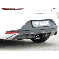 Rieger Tuning vložka zadního nárazníku pro Seat Leon FR (5F) 3-dvéř. (SC)/5-dvéř. před faceliftem, r