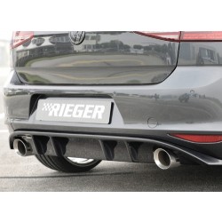 Rieger Tuning vložka zadního nárazníku pro Volkswagen Golf VII GTI 3/5-dvéř. před faceliftem, r.v. o