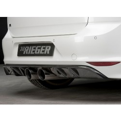 Rieger tuning vložka zadního nárazníku pro Volkswagen Golf VII R 3/5-dvéř. před faceliftem, r.v. od