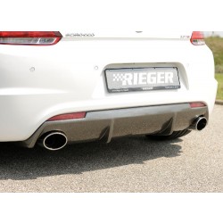 Rieger Tuning vložka zadního nárazníku pro Volkswagen Scirocco III (13)/ Scirocco R line (13)