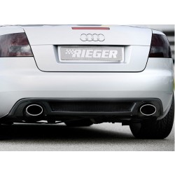 Rieger Tuning vložka zadního nárazníku pro Audi A4 (8H) Convertible, r.v. od 04/2002-, Provedení spo