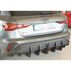 Audi A3 GY 5-dveř. sportback 06/2024- - vložka zadního nárazníku, plast ABS bez povrchové úpravy