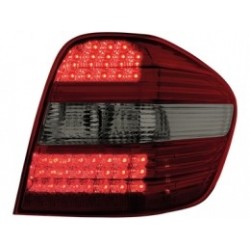 MERCEDES W164 M-Klasse - Zadní čirá světla LED - Červeno/Kouřové