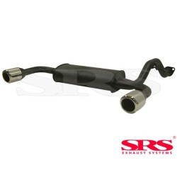 Honda CRX 1987-1993 1.6i DOHC (D16A9/Z5 - ED9) Koncový díl výfuku Steel Dual  SRS exhaust systems
