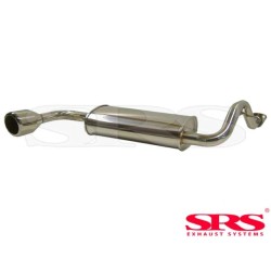 Honda CRX 1987-1993 1.6i DOHC (D16A9/Z5 - ED9) Koncový díl výfuku nerezová ocel Single  SRS exhaust systems