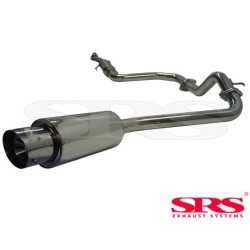 Honda CRX 1987-1993 1.6i DOHC (D16A9/Z5 - ED9) Výfukový systém Catback nerezová ocel G55  SRS exhaust systems