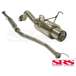 Honda Civic 1995-2001 3 dveř. hatchback 1.4i (D14A3/A4/Z2 - EJ9) Výfukový systém Catback nerezová ocel G55 SRS exhaust systems