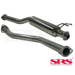 Honda Civic 2001-2003 2 dveř. coupe 1.7i LS (D17A8 - EM2) Středová část výfuku nerezová ocel  SRS exhaust systems