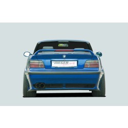 Rieger lipa pod zadní nárazník pro BMW řada 3 E36 kabriolet, kupé, sedan, plast ABS bez povrchové úpravy