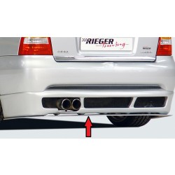 Rieger lipa pod zadní nárazník pro Opel Astra G 3-dvéř., cabrio, kupé, plast ABS bez povrchové úpravy
