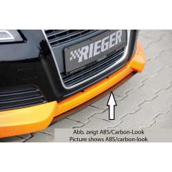 Rieger lipa pod přední nárazník Rieger pro Audi A3 8P 3-dvéř., 5-dvéř., kabriolet, Sportback po faceliftu, 07/08-, plast ABS bez povrchové úpravy