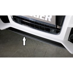 Rieger lipa pod přední nárazník Rieger pro Audi A5 B8, B81 kabriolet, kupé, Sportback před faceliftem, 06/07-07/11, plast ABS s povrchovou úpravou Carbon-Look, pod přední nárazník Rieger obj. kód K 00055430/31/32/33
