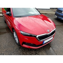 Škoda Scala - ABS plastové mračítka SPORTIVE v originál Škoda barvě VELVET RED (F3P)