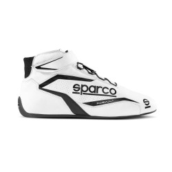 Závodní boty Sparco Formula s homologací FIA, Barva: bílo-černá